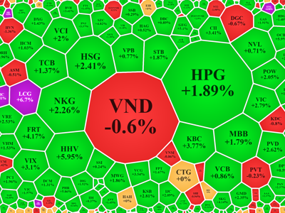 Khai xuân rực rỡ, VN-Index tăng 15 điểm