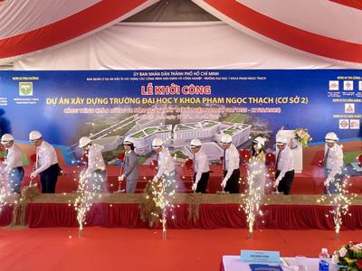 TP.HCM khởi công xây dựng trường đại học Y khoa Phạm Ngọc Thạch cơ sở II