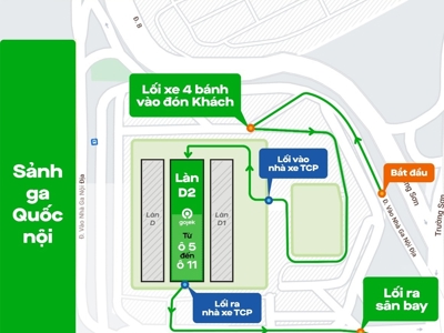 Gojek triển khai GoCar đưa đón khách tại sân bay Tân Sơn Nhất