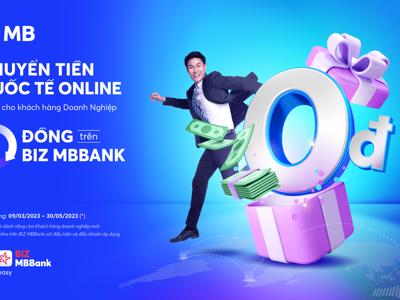 Giao dịch thương mại quốc tế dễ dàng với tính năng chuyển tiền quốc tế online 0 đồng trên BIZ MBBank 