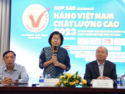 Hơn 500 doanh nghiệp đạt danh hiệu hàng Việt Nam chất lượng cao năm 2023