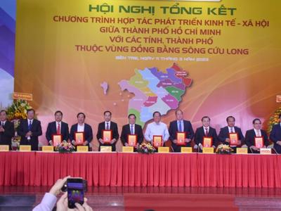 TP.HCM đẩy mạnh hợp tác phát triển với các tỉnh đồng bằng sông Cửu Long