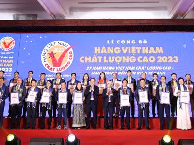 Dược phẩm Tâm Bình lần thứ 5 liên tiếp đạt chứng nhận “Hàng Việt Nam chất lượng cao”