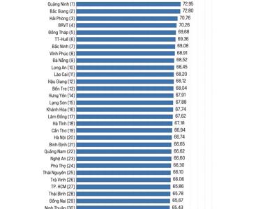 PCI 2022: Chất lượng điều hành cấp tỉnh tiếp tục được cải thiện