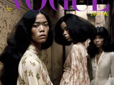 Người mẫu AI đã “phủ sóng” đến tận bìa tạp chí Vogue