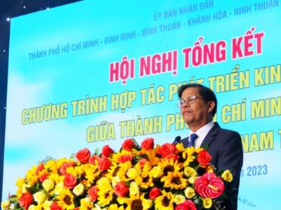 TP.HCM và các tỉnh duyên hải Nam Trung Bộ hợp tác phát triển kinh tế xã hội