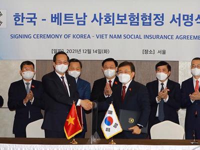 Phê duyệt hiệp định giữa Việt Nam và Hàn Quốc về bảo hiểm xã hội