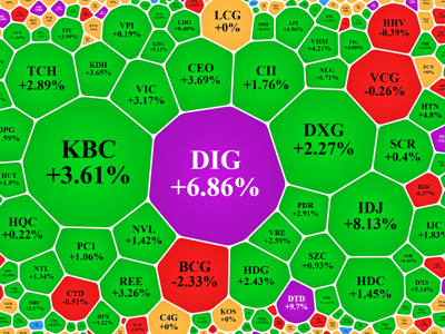 VN-Index nhảy vọt cuối ngày, cổ tăng gấp đôi cổ giảm, nhà đầu tư nóng ruột vì kỳ nghỉ Lễ dài