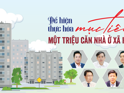 Để hiện thực hóa mục tiêu một triệu căn nhà ở xã hội 