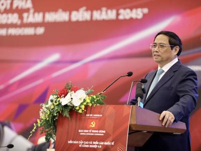 Thủ tướng: "Chuyển đổi số và tăng trưởng xanh tác động toàn diện, sâu sắc đến công nghiệp hóa, hiện đại hóa ở Việt Nam"