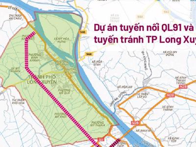 Đếm ngược 2 tháng "về đích" nhưng tuyến nối Quốc lộ 91 và tuyến tránh TP. Long Xuyên vẫn chậm tiến độ