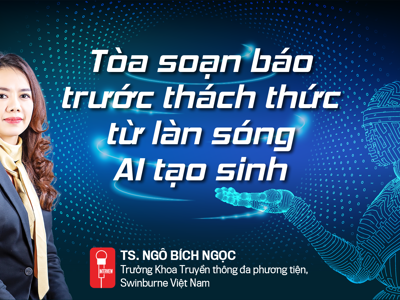 Tòa soạn báo trước thách thức từ làn sóng AI tạo sinh