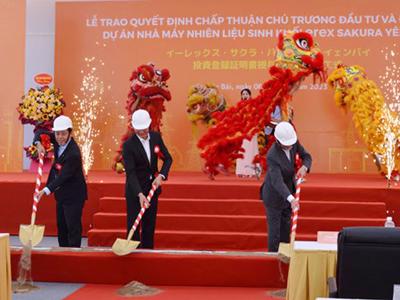 Yên Bái khởi công Nhà máy 20 triệu USD chuyên sản xuất "nhiên liệu xanh" 