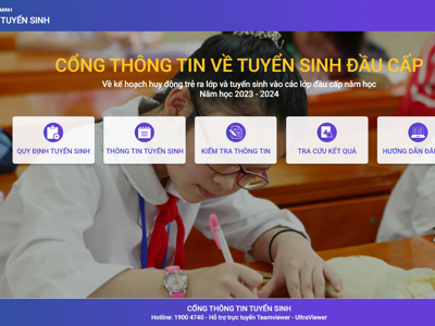 TP.HCM: Hướng dẫn tra cứu kết quả tuyển sinh đầu cấp năm học 2023-2024