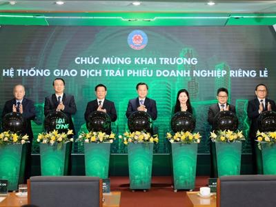 Khai trương hệ thống giao dịch trái phiếu doanh nghiệp riêng lẻ