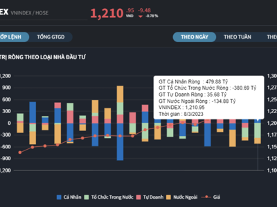 Tổ chức trong nước xả mạnh, thị trường giảm, nhà đầu tư cá nhân tung tiền bắt đáy