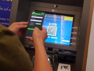 Rút tiền mặt tại ATM không cần dùng thẻ