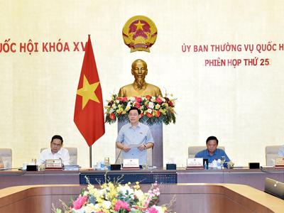 Khai mạc Phiên họp thứ 25 Ủy ban Thường vụ Quốc hội