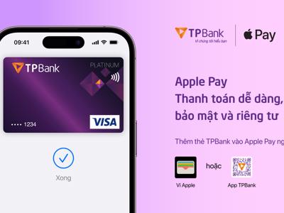 TPBank giới thiệu Apple Pay đến khách hàng