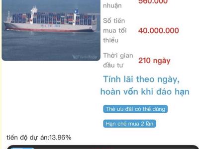 Mất gần 850 triệu đồng khi góp vốn kinh doanh đa cấp vận tải tàu biển qua app WH Shipping