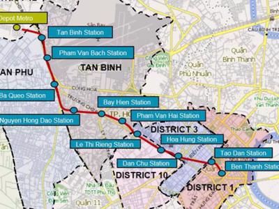 Metro số 2 Bến Thành - Tham Lương chậm mặt bằng làm phát sinh thêm mỗi năm gần 70 tỷ đồng