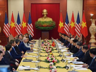 Việt Nam - Hoa Kỳ nâng cấp quan hệ lên Đối tác Chiến lược Toàn diện vì hòa bình, hợp tác và phát triển bền vững