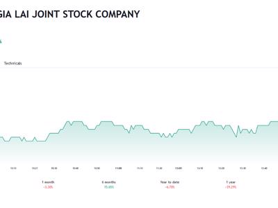 Tháng 8, HAG ghi nhận doanh thu tăng 47% so với cùng kỳ