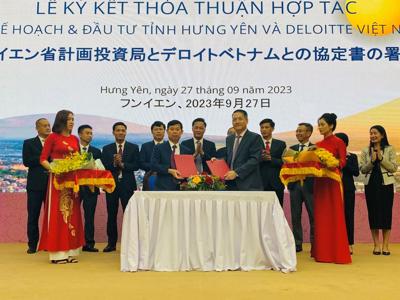 Deloitte Vietnam signs cooperative agreement with Hung Yen