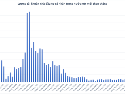 Thanh khoản tháng 9 lập kỷ lục, nhà đầu tư cá nhân ồ ạt mở mới 172.605 tài khoản