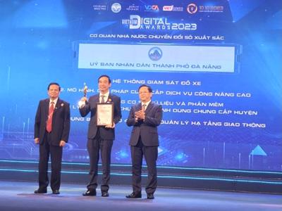 Lần thứ 4 liên tiếp, Đà Nẵng được vinh danh nhận Giải thưởng Cơ quan nhà nước Chuyển đổi số xuất sắc