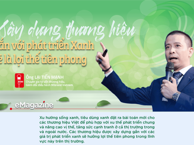 Xây dựng thương hiệu gắn với phát triển xanh sẽ là lợi thế tiên phong