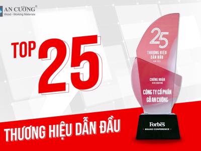 Gỗ An Cường - Nằm trong top 25 thương hiệu dẫn đầu của Forbes Việt Nam