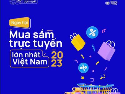 500 nhãn hàng, 3.000 doanh nghiệp tham gia trong 60 giờ Online Friday 2023