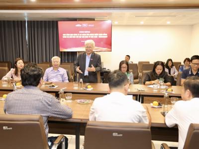 Lãnh đạo Công ty Rạng Đông thăm và làm việc với Tạp chí Kinh tế Việt Nam