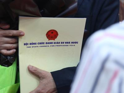 Công nhận 630 Giáo sư, Phó Giáo sư năm 2023