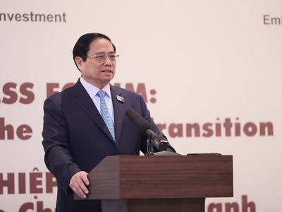 Thủ tướng: Chuyển đổi xanh, chuyển đổi số, đổi mới sáng tạo là lựa chọn chiến lược và ưu tiên hàng đầu của Việt Nam