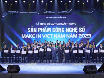 Bộ Thông tin và Truyền thông vinh danh hơn 40 giải pháp công nghệ số Make in Vietnam 2023 xuất sắc