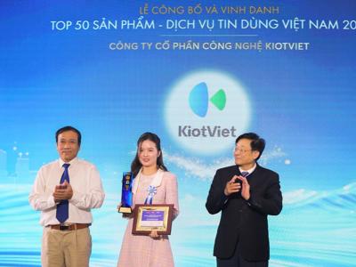 KiotViet xuất sắc lọt Top 50 Sản phẩm - Dịch vụ Tin Dùng Việt Nam 2023