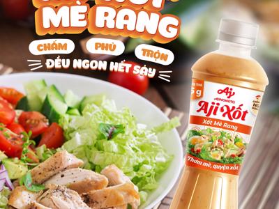 Món rau, món thịt đều ngon khó cưỡng với Xốt Mè Rang Aji-Xốt