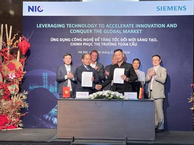 NIC và Siemens hợp tác phát triển hệ sinh thái đổi mới sáng tạo tại Việt Nam