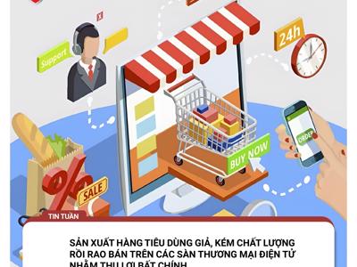 Hàng giả, kém chất lượng rao bán trên các sàn thương mại điện tử cận Tết