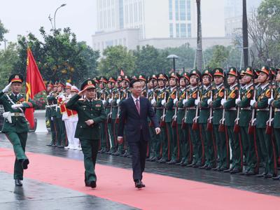 Chủ tịch nước Võ Văn Thưởng thăm, làm việc tại Tập đoàn Viettel