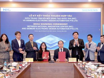 NIC hợp tác với Siemens EDA phát triển hệ sinh thái bán dẫn tại Việt Nam