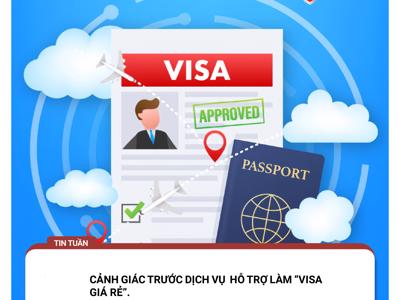 Tái diễn hình thức lừa đảo Visa giá rẻ, xuất khẩu lao động, cấp đổi giấy phép lái xe