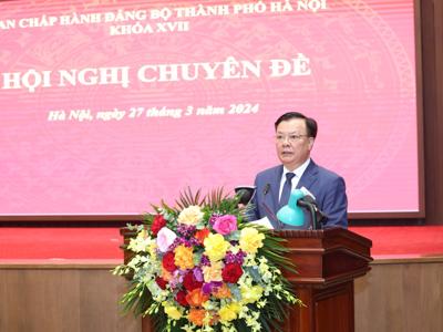 Thành ủy Hà Nội xem xét Kế hoạch đầu tư công năm 2024