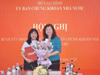 Bổ nhiệm Chánh Thanh tra Ủy ban Chứng khoán Nhà nước 