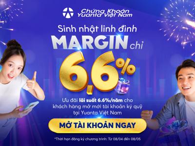 Đầu tư sinh lời với margin 6,6% hẫp dẫn nhất thị trường 