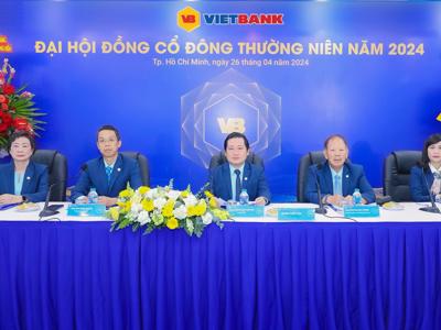 Năm 2024, Vietbank chia cổ tức 25% bằng cổ phiếu, niêm yết trên HOSE