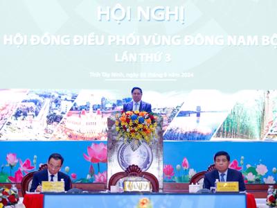 Thủ tướng nêu 6 nhóm nhiệm vụ, giải pháp để Đông Nam Bộ phát huy vai trò “Thành đồng Tổ quốc”