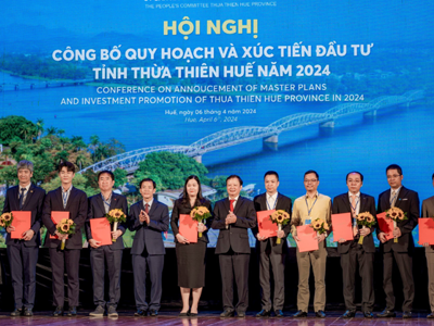 Vốn đăng ký đầu tư vào Thừa Thiên Huế tăng mạnh